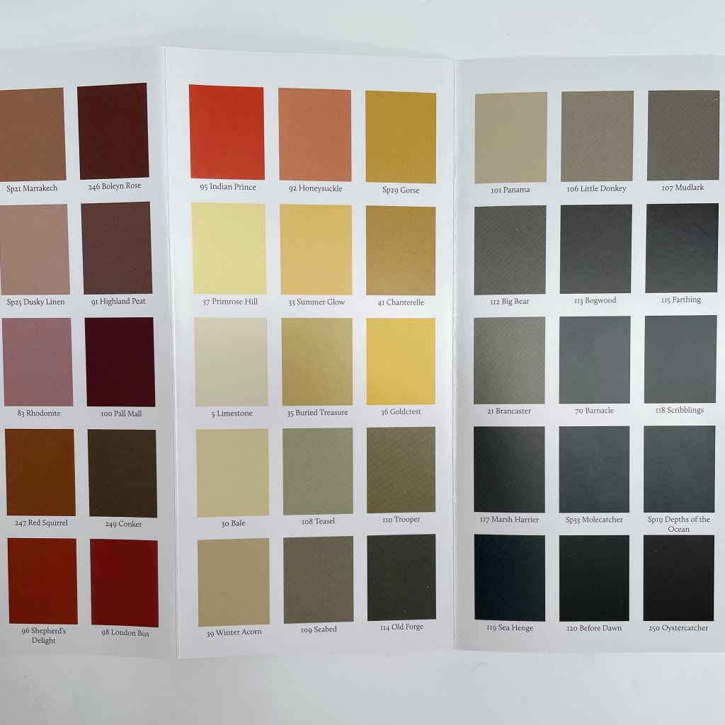 Printed Colour Card - Fenwick & Tilbrook